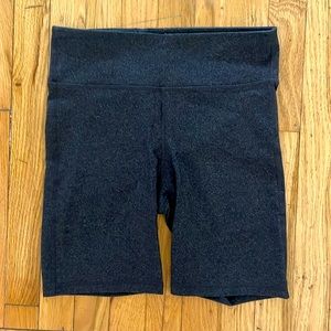 Gap women’s heather gray biker shorts